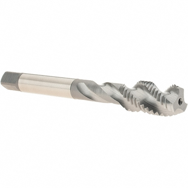 OSG 11624 Spiral Flute Tap: M10 x 1.25, Metric Fine, 3 Flute, Modified Bottoming, 2B Class of Fit, High Speed Steel, Bright/Uncoated Image