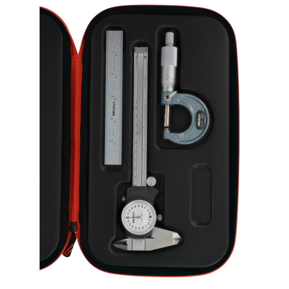 Mitutoyo - Machinist Caliper & Micrometer Tool Kits; 6