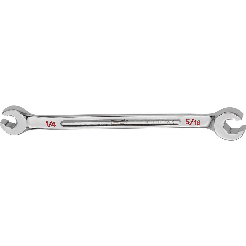 Flare Nut Wrenches: Wrench Type: Open End; Head Type: Straight; Double/Single End: Double