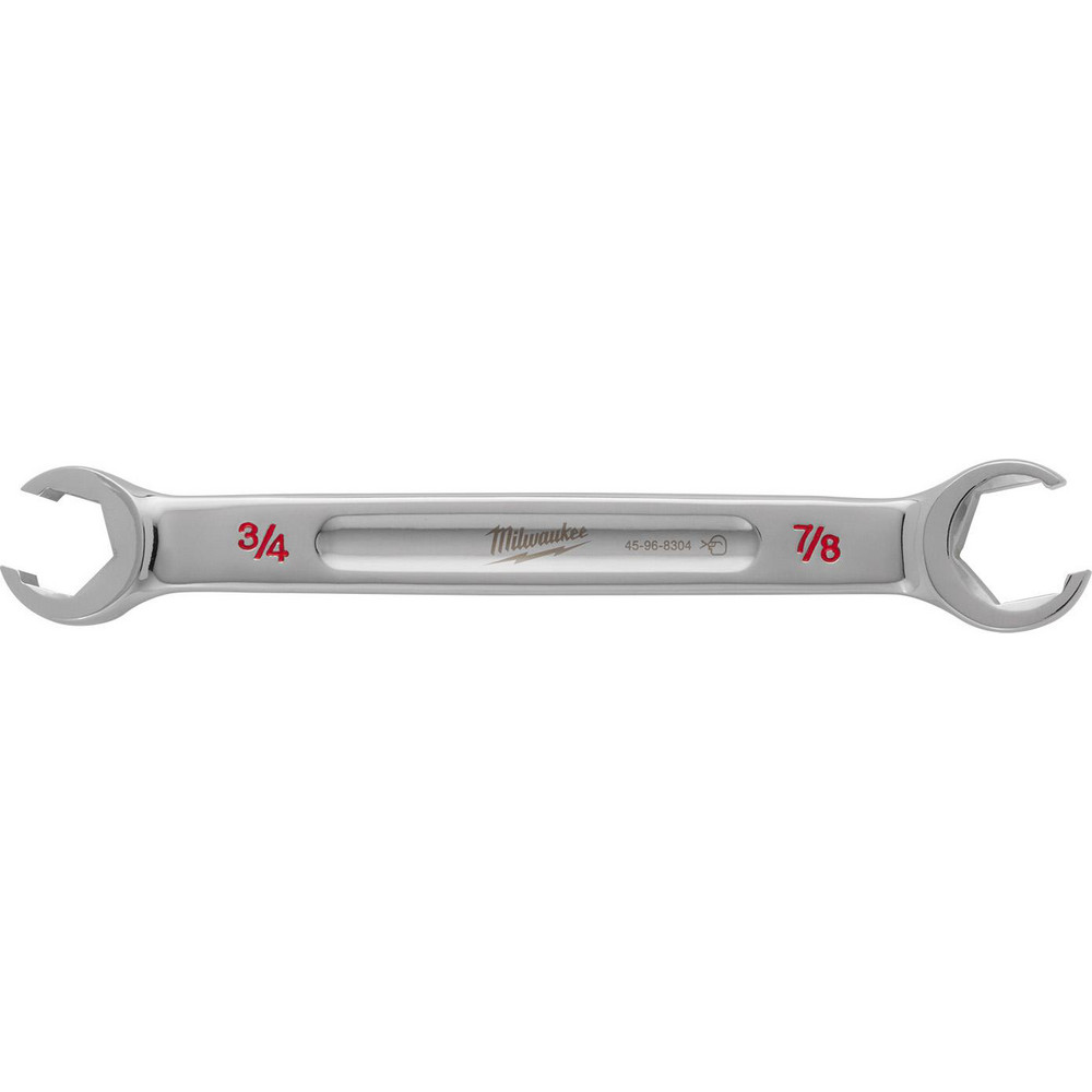Flare Nut Wrenches: Wrench Type: Open End; Head Type: Straight; Double/Single End: Double
