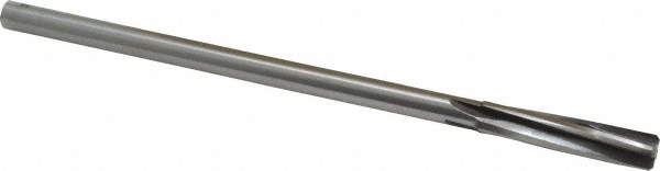 Made in USA 241012 Chucking Reamer: 3/8" Dia, 7" OAL, 1-3/4" Flute Length, Straight Shank, Solid Carbide Image