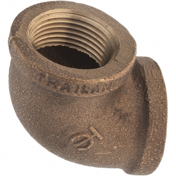 Brass Pipe 90 ° Elbow: 3/4" Fitting, Threaded, FNPT x FNPT, Class 125