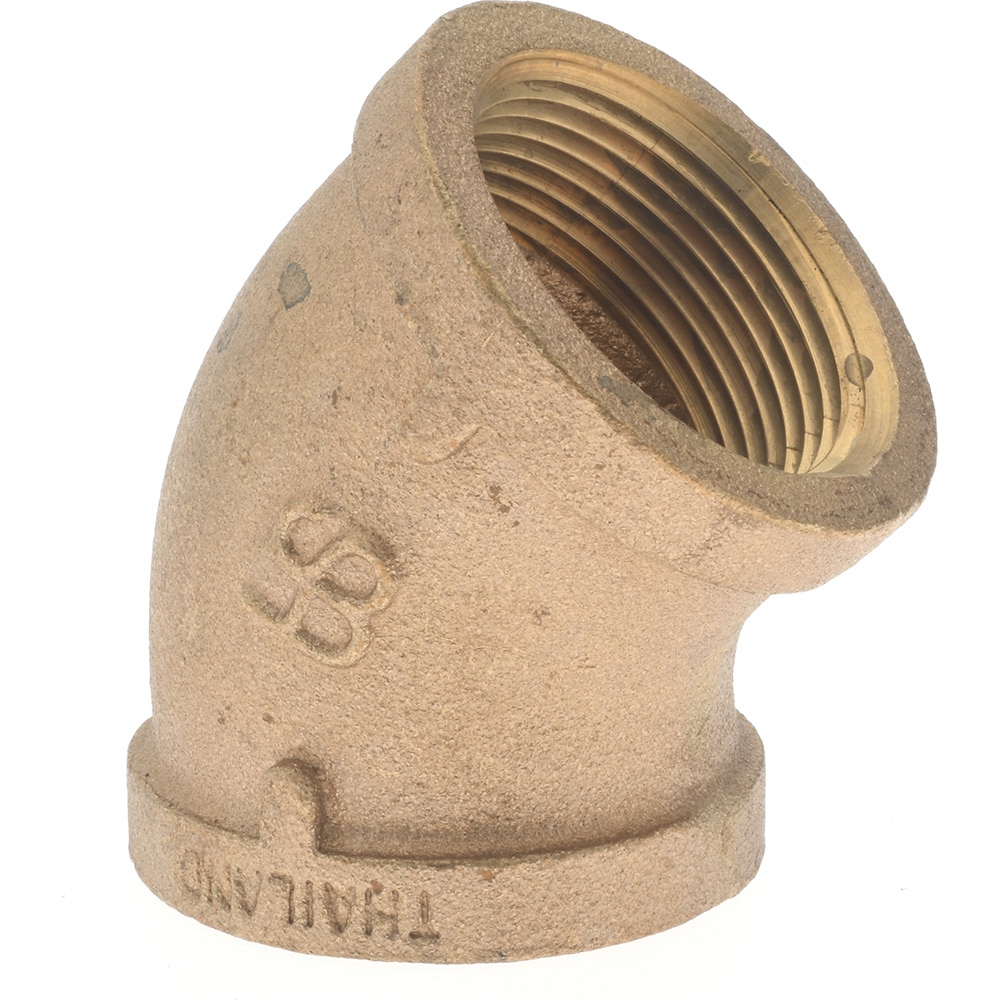 Merit Brass X102-20 Brass Pipe Fitting: 1-1/4" Fitting, FNPT x FNPT, Class 125 Image