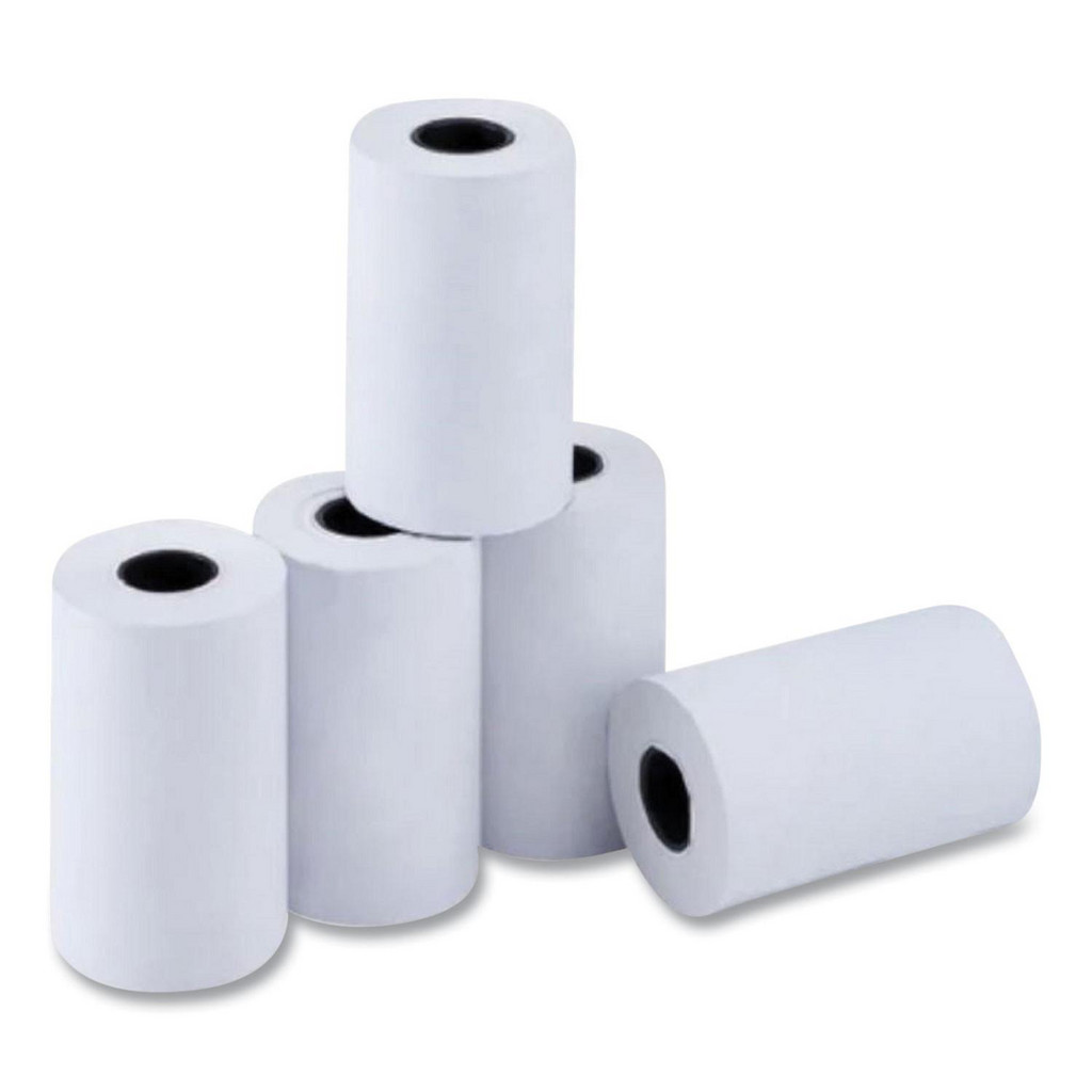 Karat - Office Machine Supplies: Thermal Paper Roll, White | MSC Direct