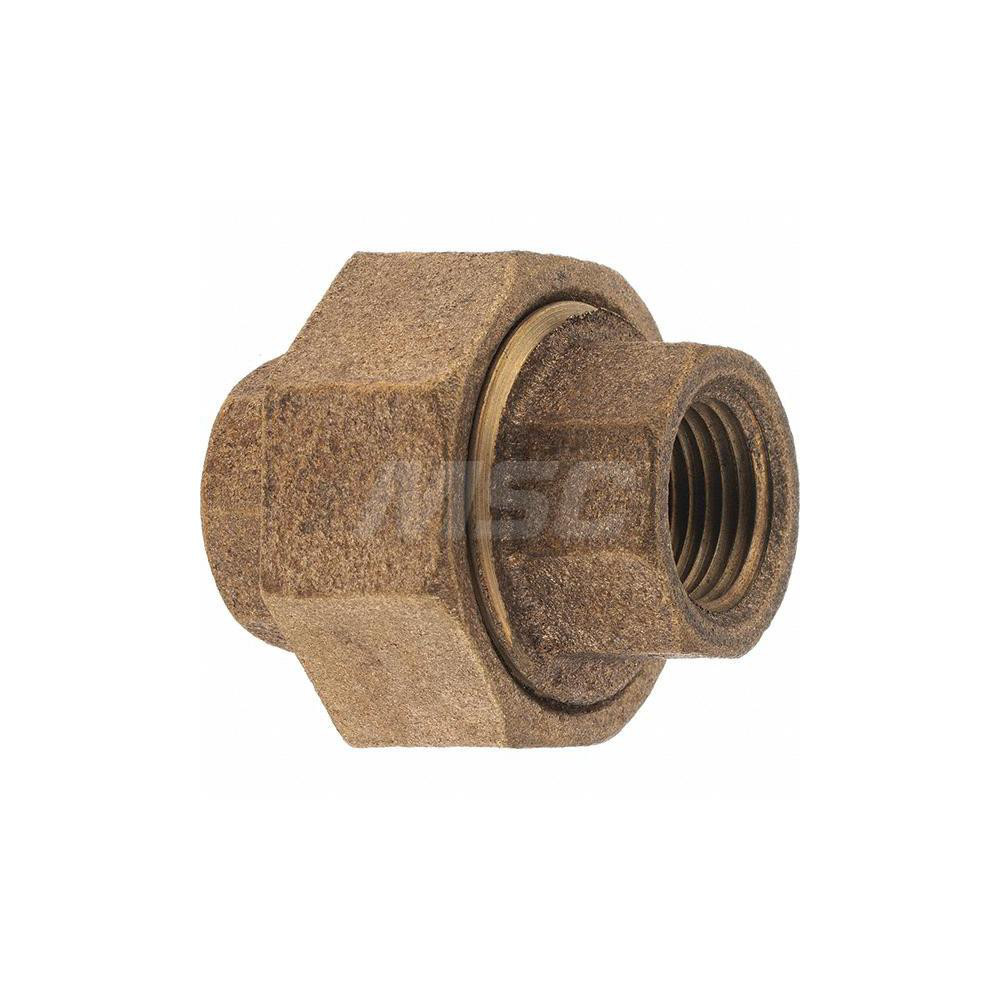 Merit Brass 3/8" Brass Pipe Union 02202877 MSC Industrial Supply