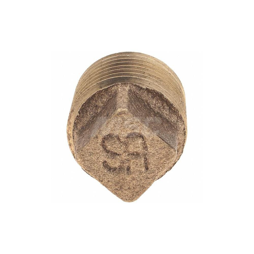 Merit Brass 38 Brass Pipe Square Head Plug 02203057 Msc Industrial Supply 9290