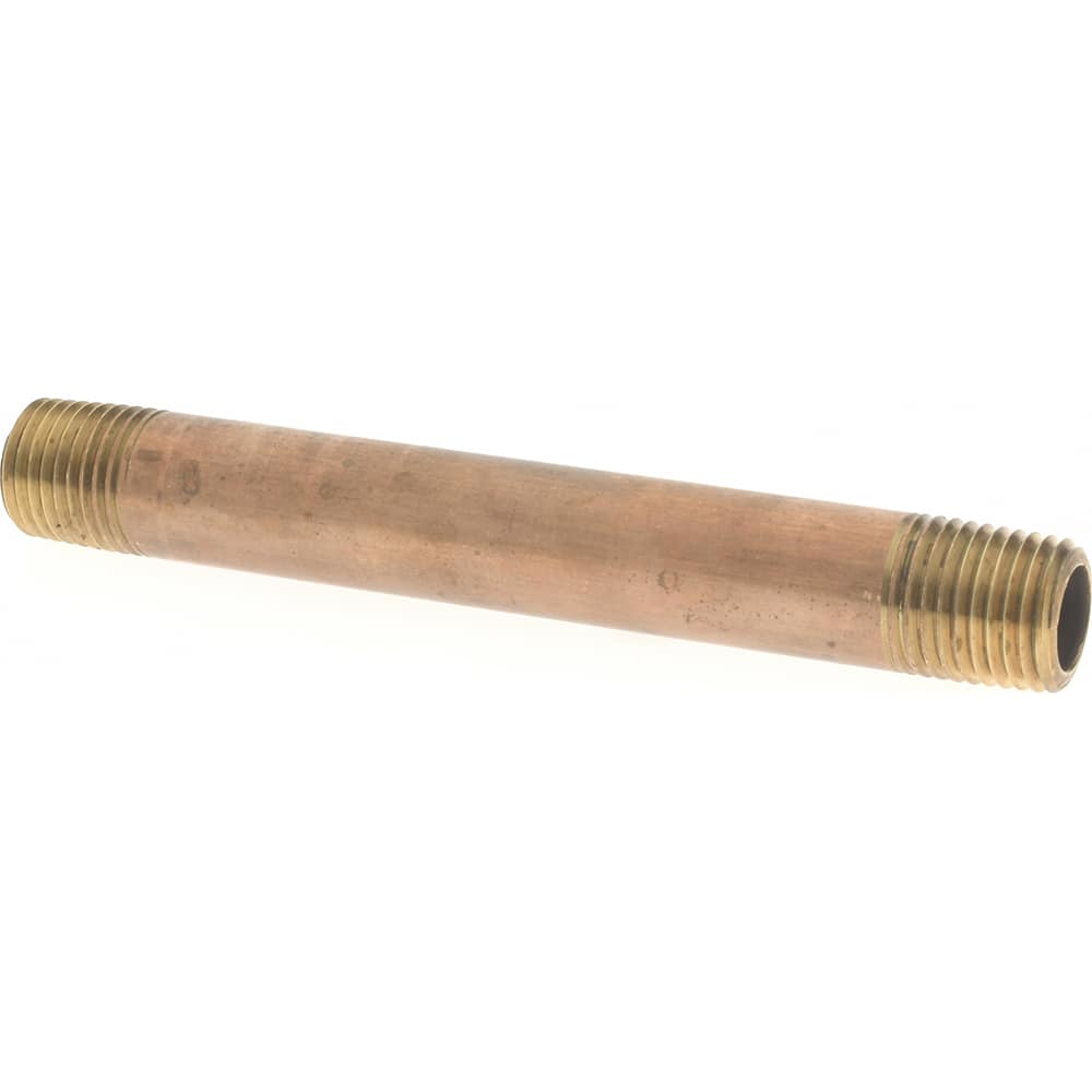 Pack of 5 1-1/4 x 5 Brass Pipe Nipple 