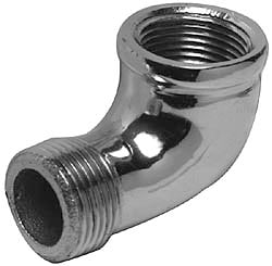 Merit Brass C103-06 Brass Pipe 90 ° Street Elbow: 3/8" Fitting, FNPT x MNPT, Class 125 Image