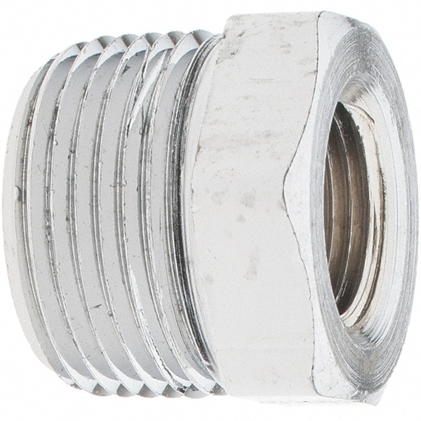 Merit Brass C114-1206 Brass Pipe Bushing: 3/4 x 3/8" Fitting, MNPT x FNPT, Class 125 Image