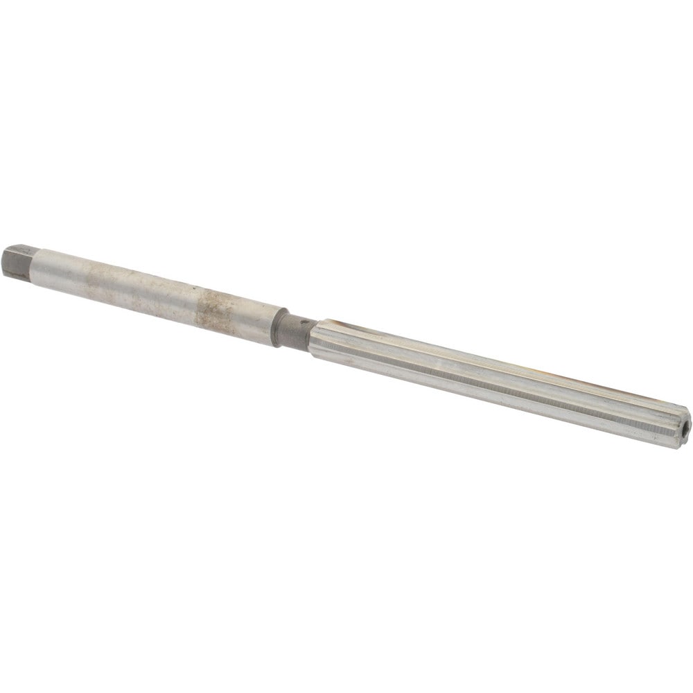 Hand Reamer: 3/16" Dia, 1-3/4" Flute Length, 6 Flutes, 3-1/2" OAL