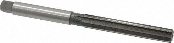 Hand Reamer: 7/16" Dia, 2-3/4" Flute Length, 8 Flutes, 5-1/2" OAL