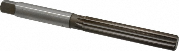 Hand Reamer: 13/16" Dia, 4-9/16" Flute Length, 10 Flutes, 9-1/8" OAL