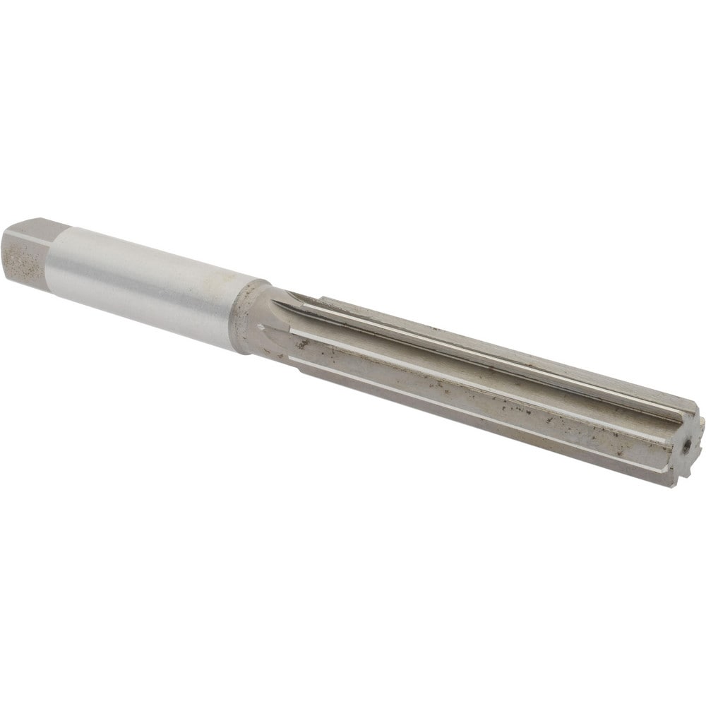 Hand Reamer: 13/16" Dia, 4-9/16" Flute Length, 10 Flutes, 9-1/8" OAL