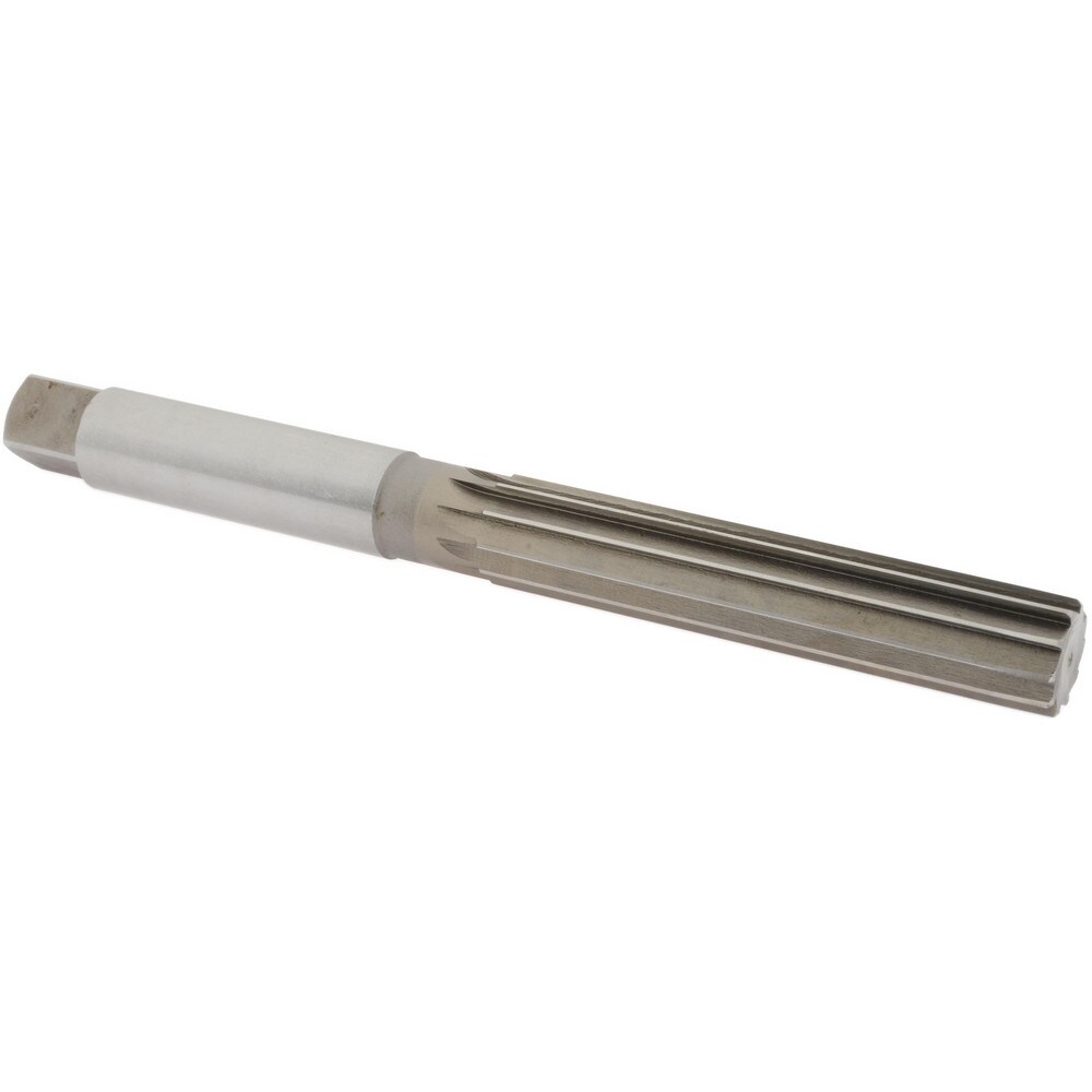 Hand Reamer: 1-1/8" Dia, 5-13/16" Flute Length, 10 Flutes, 11-5/8" OAL