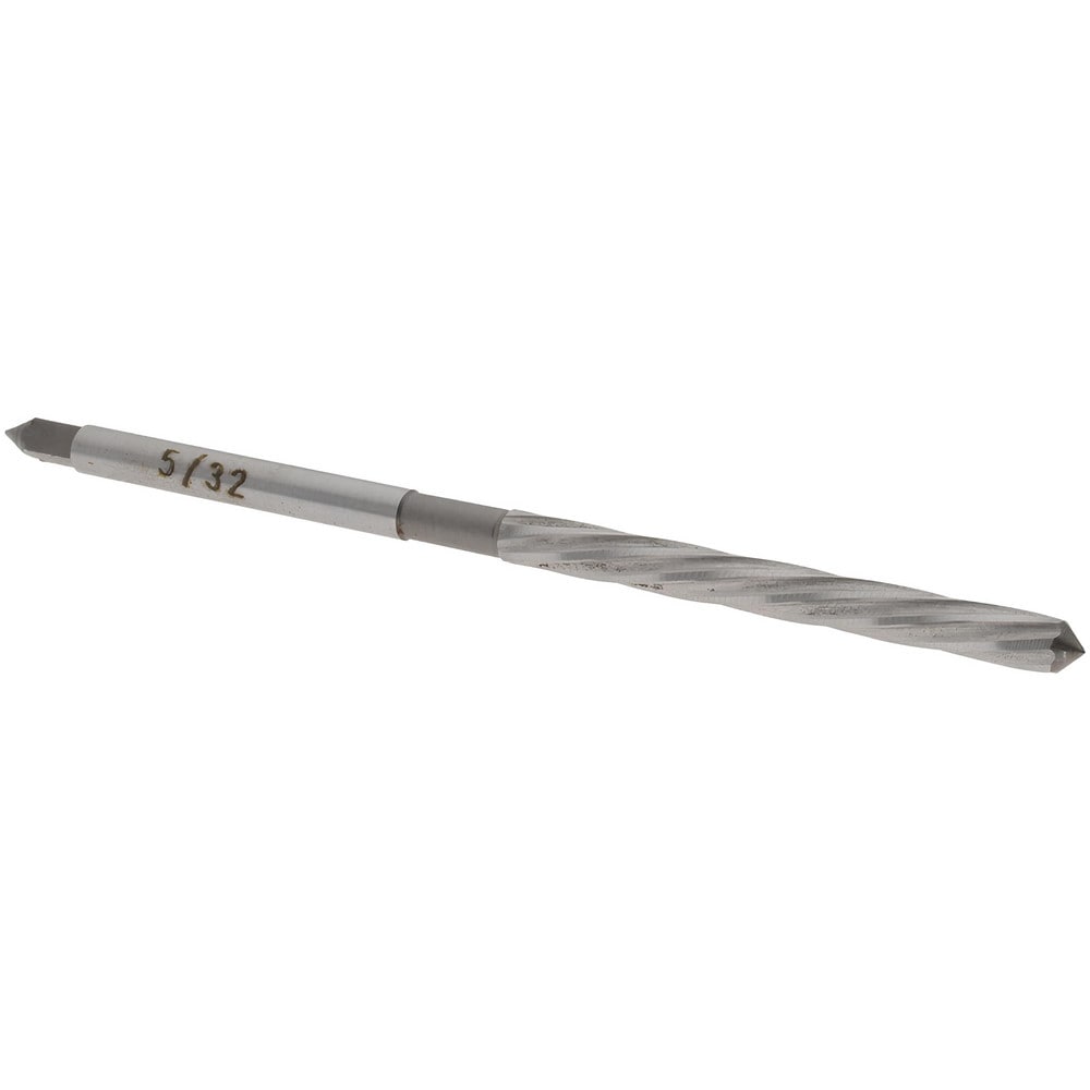 Hand Reamer: 5/32" Dia, 1-5/8" Flute Length, 6 Flutes, 3-1/4" OAL