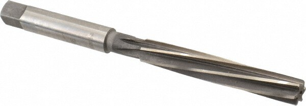 Hand Reamer: 7/16" Dia, 2-3/4" Flute Length, 8 Flutes, 5-1/2" OAL