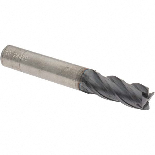 Osg - Square End Mill: 10 Mm Dia, 25 Mm Loc, 4 Flute, Solid Carbide 