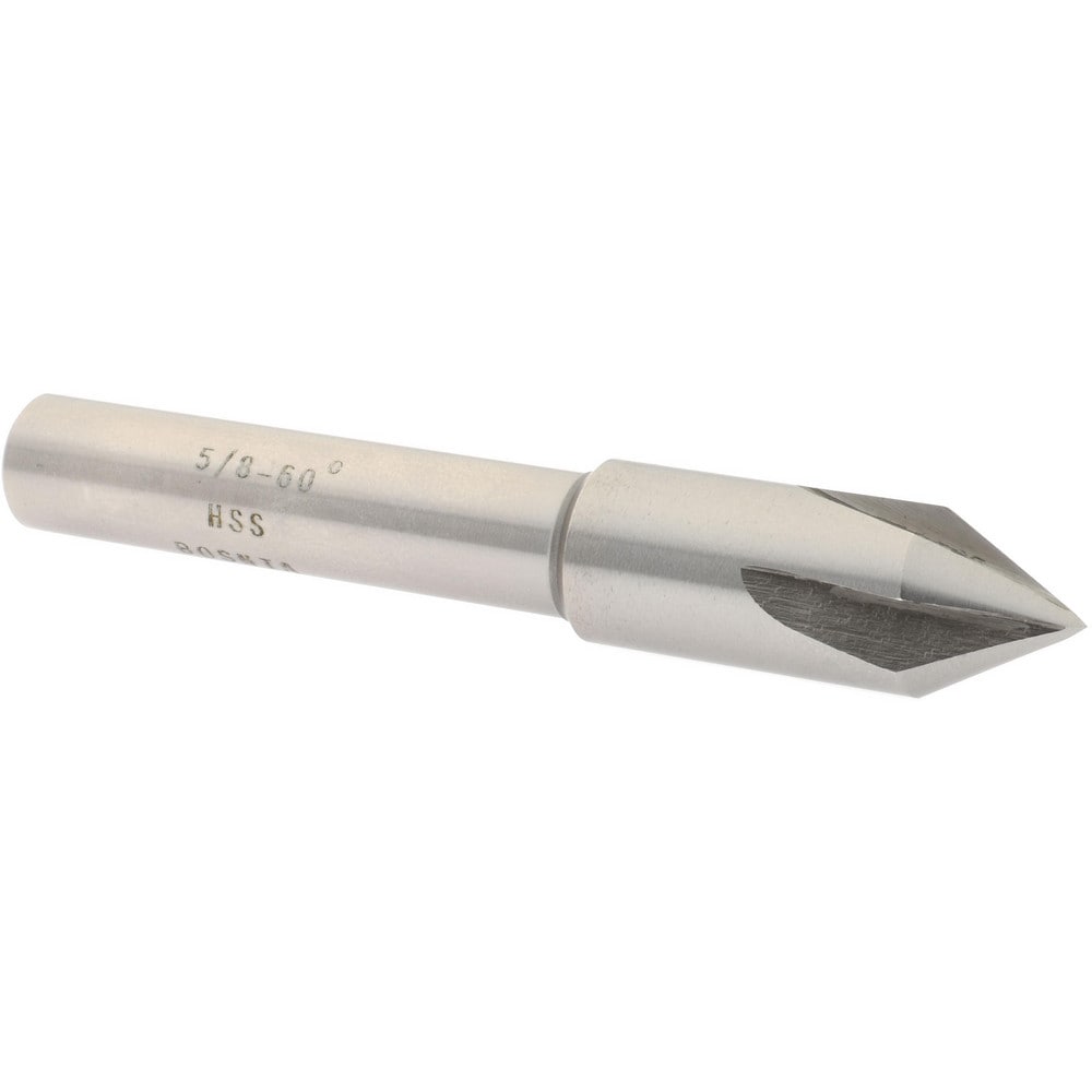 Value Collection SC3060040 5/8" Head Diam, 1/2" Shank Diam, 4 Flute 60° High Speed Steel Countersink Image