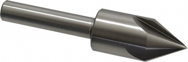 Value Collection SC3060100 1" Head Diam, 1/2" Shank Diam, 4 Flute 60° High Speed Steel Countersink Image