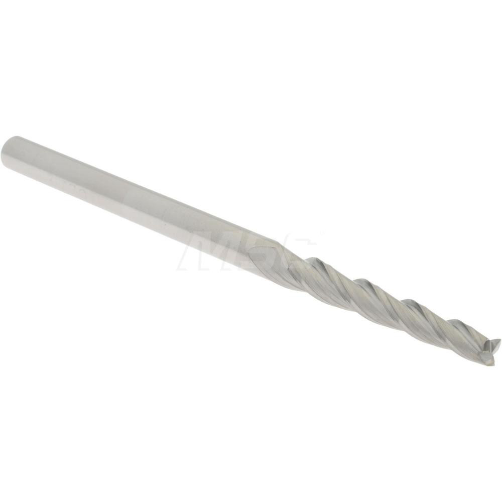 Accupro - Tapered End Mill: 1 deg Angle per Side, 3/32