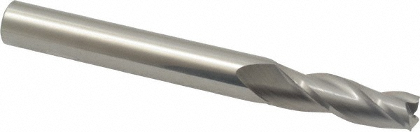 Accupro 12177464 Tapered End Mill: 1 &deg; per Side, 3/8" Small Dia, 1-1/4" LOC, 3 Flutes, Solid Carbide, Square End Image
