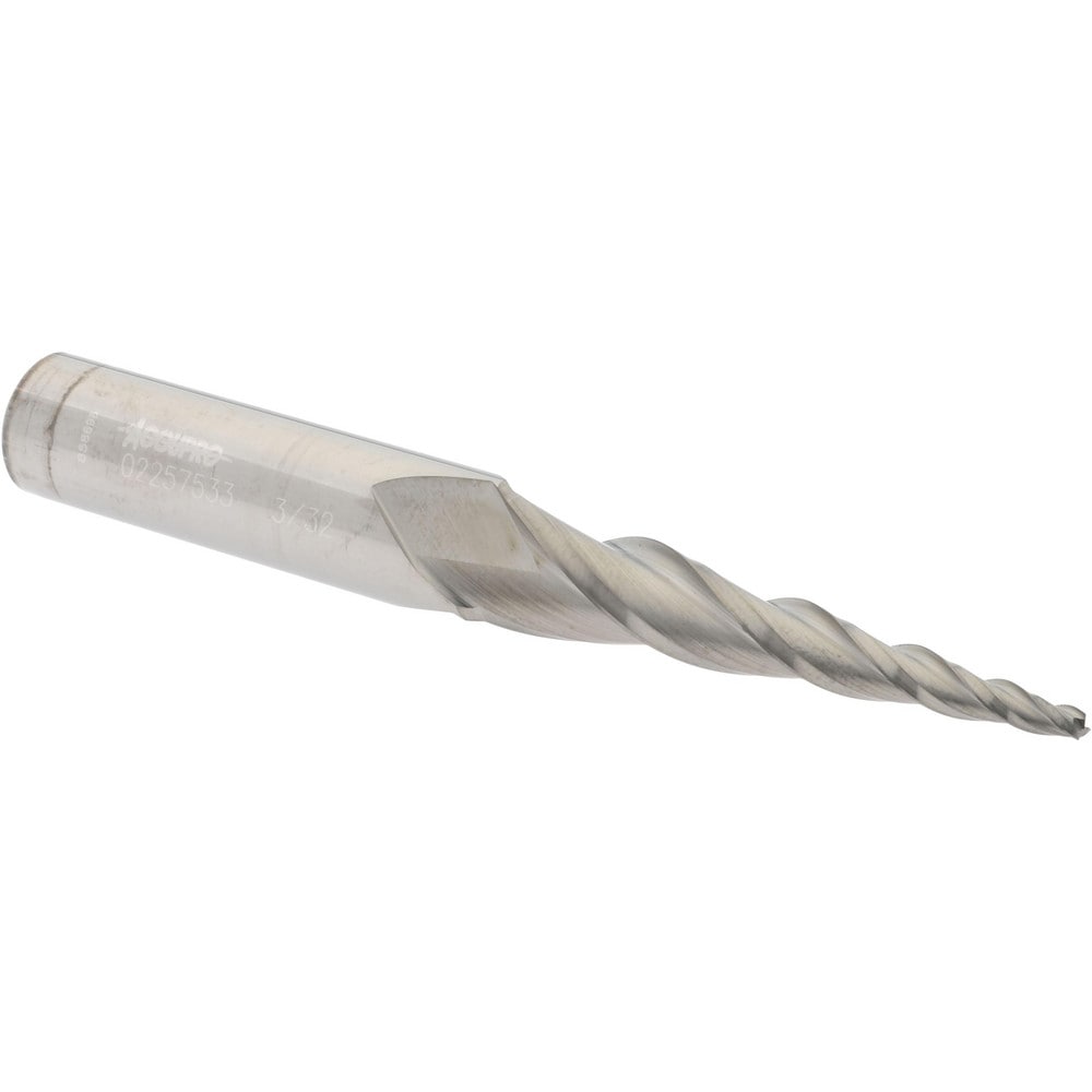 Accupro - Tapered End Mill: 5 deg Angle per Side, 3/32