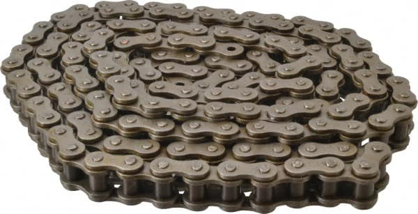 Roller Chain: 3/4" Pitch, 60H Trade, 10' Long