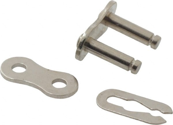 Connecting Link: for Single Strand Chain, 40 Chain, 1/2" Pitch