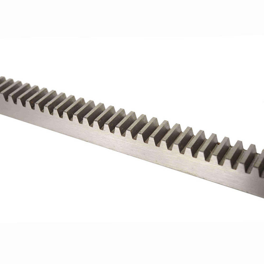 Gear Rack: 1" Face Width, 20 &deg; Pressure Angle, Use with Spur Gears - Steel, Gray