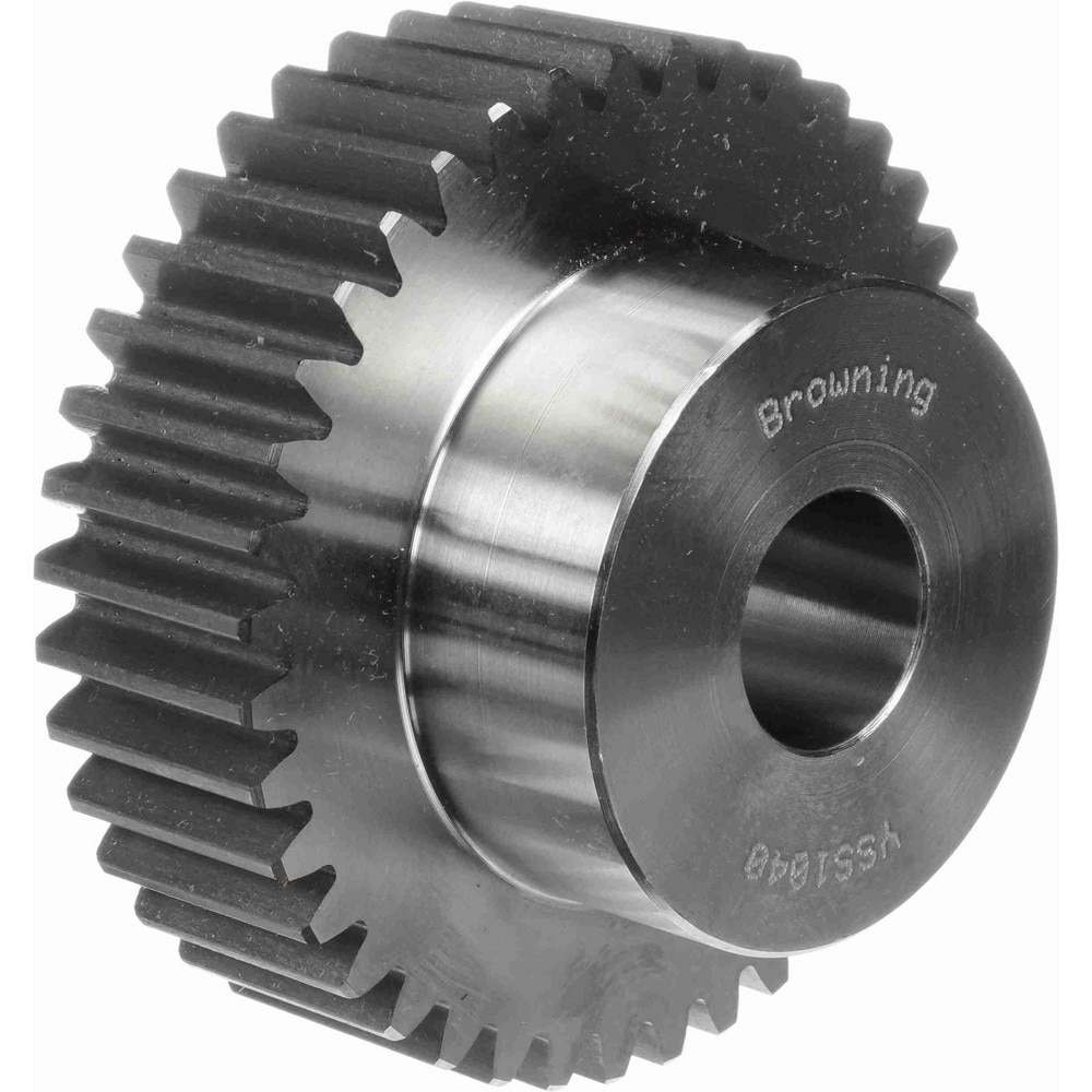 Browning YSS1040 Spur Gear: 40 Teeth, 1" Bore Dia, Minimum Plain Bore 