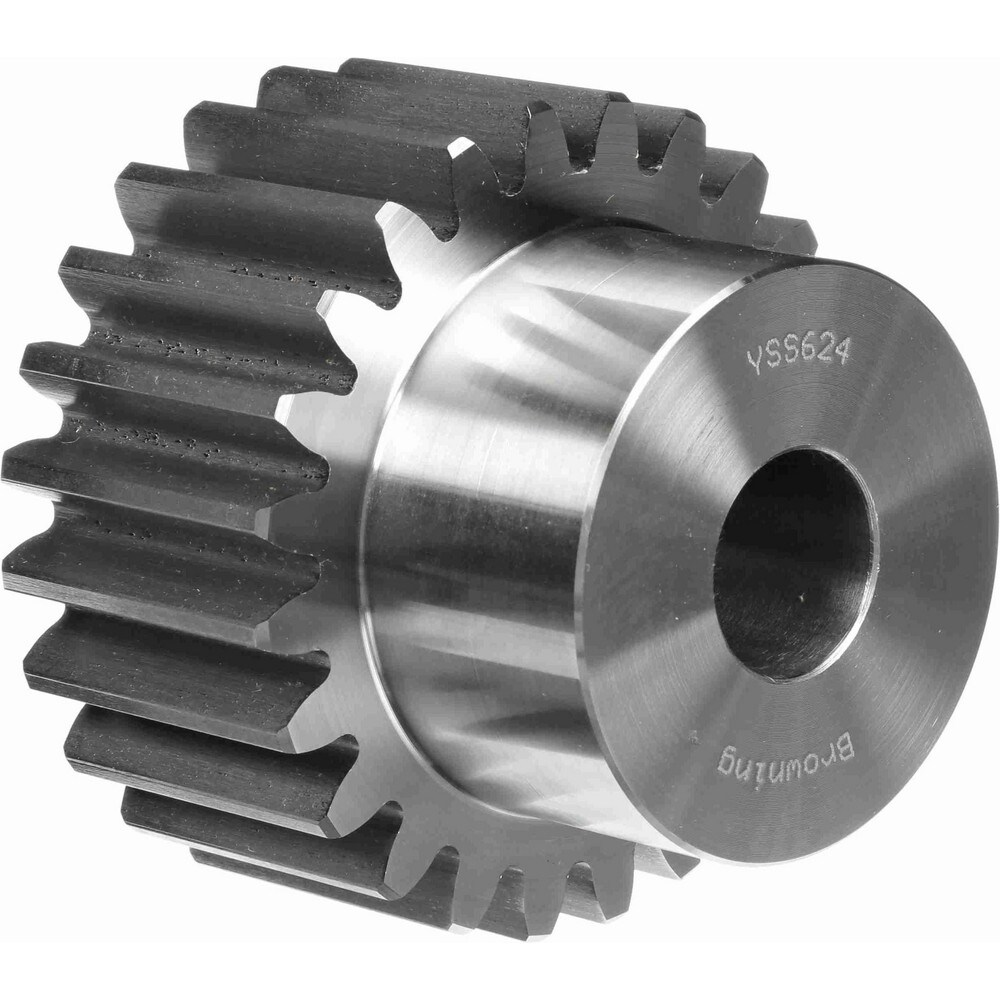 Browning YSS624 Spur Gear: 24 Teeth, 1-1/8" Bore Dia, Minimum Plain Bore 