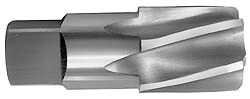 Taper Pipe Reamers; Pipe Size (Inch): 1.25 in; 1-1/4; Pipe Size (Decimal Inch): 1.2500; Pipe Size: 1.25 in; Small End Diameter: 1.4440 in; Reamer Diameter: 1.5530 in; Small End Diameter (Decimal Inch): 1.4440; 1.4440 in; Flute Length: 44.45 mm; 1.7500 in;