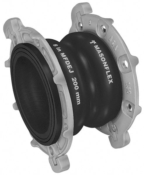 Pipe Expansion Joints; Style: Double Arch ; Material: Neoprene ; Pipe Size: 10 (Inch); Length (Inch): 12 ; Extension: 1 (Inch)