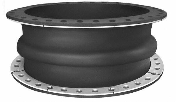 2" Pipe, Natural Rubber Single Arch Pipe Expansion Joint