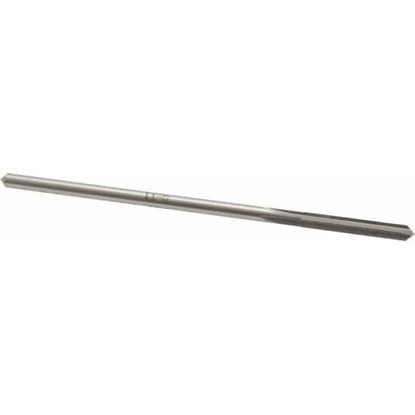 Made in USA 433-0.1562 Chucking Reamer: 5/32" Dia, 4" OAL, 1" Flute Length, Straight Shank, High Speed Steel Image