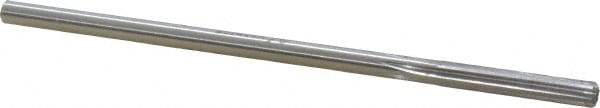 Made in USA 433-0.1875 Chucking Reamer: 3/16" Dia, 4-1/2" OAL, 1-1/8" Flute Length, Straight Shank, High Speed Steel Image