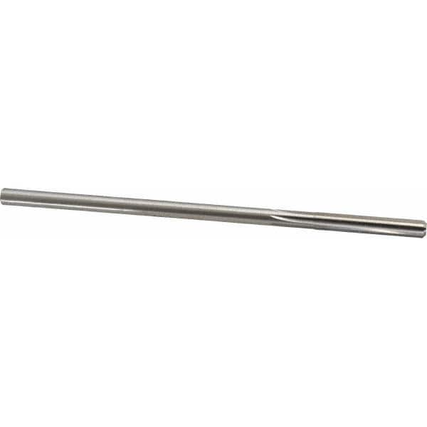 Made in USA 433-0.2188 Chucking Reamer: 7/32" Dia, 5" OAL, 1-1/4" Flute Length, Straight Shank, High Speed Steel Image