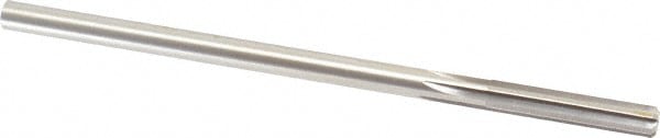 Made in USA 433-0.2969 Chucking Reamer: 19/64" Dia, 6" OAL, 1-1/2" Flute Length, Straight Shank, High Speed Steel Image