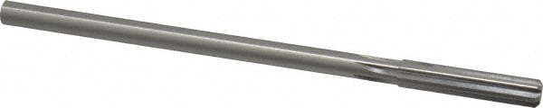 Made in USA 433-0.3125 Chucking Reamer: 5/16" Dia, 6" OAL, 1-1/2" Flute Length, Straight Shank, High Speed Steel Image