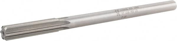 6 Flutes - RR60164 Straight Flute High-Speed Steel Reamer 1.7500 Flute Length .4375 Straight Shank RedLine Tools 7.0000 OAL.3730 Shank Dia