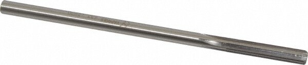 Made in USA 433-0.2900 Chucking Reamer: 0.29" Dia, 6" OAL, 1-1/2" Flute Length, Straight Shank, High Speed Steel Image