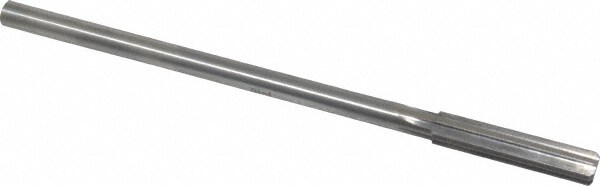 Made in USA 433-0.3860 Chucking Reamer: 0.386" Dia, 7" OAL, 1-3/4" Flute Length, Straight Shank, High Speed Steel Image