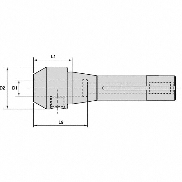 Kennametal - R8 Taper Shank 3/8