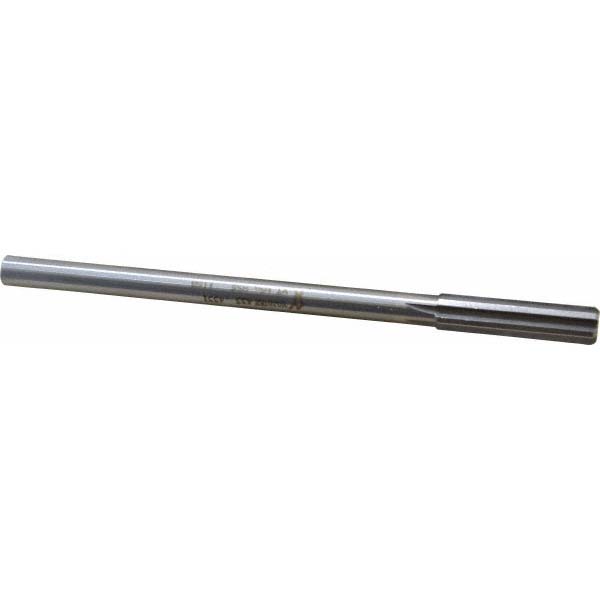 Made in USA 433-0.4331 Chucking Reamer: 0.4331" Dia, 7" OAL, 1-3/4" Flute Length, Straight Shank, High Speed Steel Image