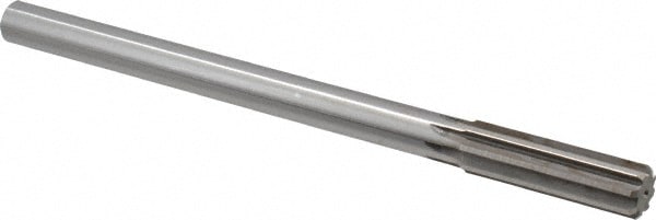 Made in USA 433-0.6496 Chucking Reamer: 0.6496" Dia, 9" OAL, 2-1/4" Flute Length, Straight Shank, High Speed Steel Image