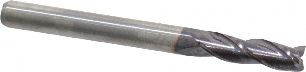 M.A. Ford. 11618750A Square End Mill: 3/16 Dia, 5/8 LOC, 3/16 Shank Dia, 2 OAL, 3 Flutes, Solid Carbide Image