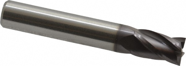 M.A. Ford. 16331250A Square End Mill: 5/16 Dia, 1/2 LOC, 5/16 Shank Dia, 2 OAL, 4 Flutes, Solid Carbide Image