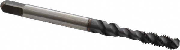 Kennametal 4130555 Spiral Flute Tap: M4 x 0.70, Metric Coarse, 3 Flute, Bottoming, 6H Class of Fit, Vanadium High Speed Steel, TICN Finish Image