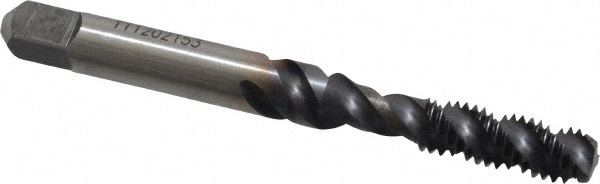 Kennametal 4130506 Spiral Flute Tap: M6 x 1.00, Metric Coarse, 3 Flute, Bottoming, 6H Class of Fit, Vanadium High Speed Steel, TICN Finish Image