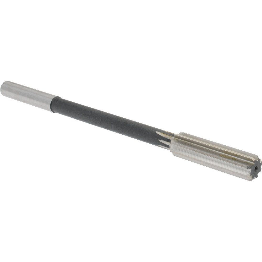 Value Collection 144429600916000 Chucking Reamer: 9/16" Dia, 8" OAL, 2" Flute Length, Straight Shank, High Speed Steel Image